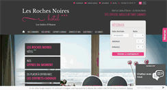 Desktop Screenshot of hotel-lesrochesnoires.com